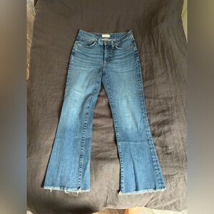Madewell Midrise Kick out jeans some stretch
